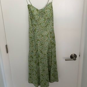 J. Crew Women’s Midi Dress in Fun Fan Print